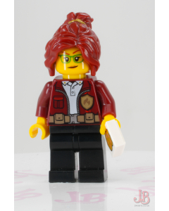 Lego minifigure cty1012 Fire Chief, Female - Freya McCloud Town / City