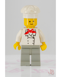 Lego minifigure chef004 Chef - Light Gray Legs, Standard Grin