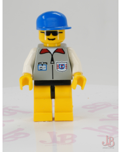 Lego minifigure res001 Coast Guard 1 - Yellow Legs, Blue Cap