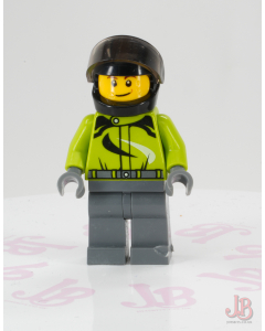 Lego minifigure cty0614 Motorcyclist - Ambulance Plane Passenger
