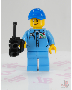 Lego minifigure cty0689 Medium Blue Uniform - Octan Logo Town City Airport