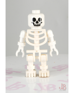 Lego minifigure gen001 Skeleton - Standard Skull, Floppy Arms