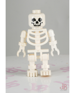 Lego minifigure gen001 Skeleton - Standard Skull, Floppy Arms