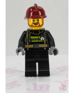 Lego minifigure game015 Fire - Reflective Stripes with Utility Belt