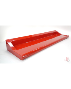 Vintage Red Plastic Crayonne - Space age - shelf - Habitat 1980s old stock