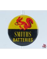 Vintage Smiths Automotive Car Batteries Red Squirrel pin Badge