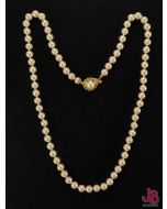 Vintage Talbots Faux Pearl Single Strand Necklace 