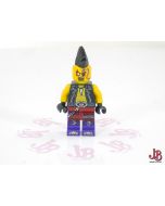 A used Lego Minifigure - njo134 - Ninjago / Tournament of Elements - Eyezor, Dark Purple Legs