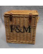 Fortnum and Mason F&M large wicker wine hamper / picnic / basket / christmas 