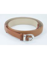 Oliver Grant leather belt - silver / chrome buckle