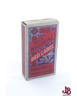 An old empty Wild Woodbine Red Label cigarette box / packet / pack