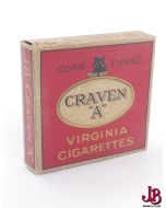 An old empty Cork Tipped Craven A 18 cigarette box / packet / pack