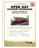 Souvenir Programme from first Crewe Diesel Depot Open Day 1991