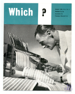 Vintage copy of 4th editon of Which magazine Summer 1958 