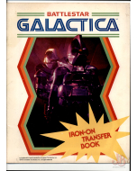 Vintage Battlestar Galactica Iron-on Transfer Book - 1979