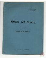 A Vintage Royal Air Force Note Book UNUSED - Form 619 Naval No. S400
