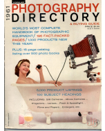 A vintage copy of POPULAR PHOTOGRAPHY DIRECTORY magazine - 1961