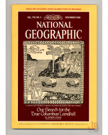 Vintage NATIONAL GEOGRAPHIC Magazine Vol.170 No. 5 November 1986 with SUPPLEMENT