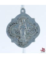 NOTRE-DAME DE LA PAIX BRUGES - Aluminium devotional pendant 