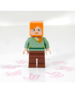 Lego minifigure min017 Minecraft Alex