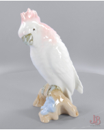 Vintage Royal Dux Pink Cockatoo 1970's excellent condition bird parrot on branch