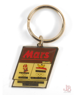 Vintage 1992 Albertville Barcelona Winter Summer Olympics Keyring - Mars Canada