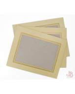 3 x Cardboard photo frame - Cream - Popout strut at back - 7x5 inch photographs