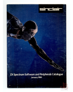 Vintage January 1984 ZX Spectrum Software and Peripherals Catalogue
