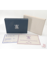 1983 Royal Mint - United Kingdom Proof Coin Collection - Blue - COA and Outer