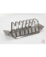 Vintage Empire Made mid centaury stainless steel 6 slice toast rack
