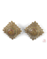 Vintage used - WWII Officers Rank Pips - Bath Stars - Tria Juncta in Uno - x 2 