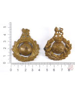 Vintage Original - British Royal Marine Commando Cap badges x 2