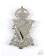 Vintage Original - Royal Irish / Ulster Rifles cap badge with slider - used
