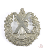Vintage Original - British Army Cameron Highlanders Cap badge - lugs