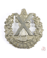 Vintage Original - British Army Cameron Highlanders Cap badge - lugs