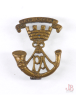vintage british WWII Somerset Light Infantry Regiment Collar badge - lugs