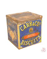 Vintage Large Display Counter Shop Carrs Carlisle Biscuit tin - Boudoir - 1950's