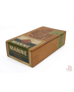 J P Schmidt Jun - Manne - Vintage Danish Wooden Cigar Box - Denmark