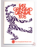 Original edition of the East Grinstead Carnival 1976 Program / Brochure  - Lions