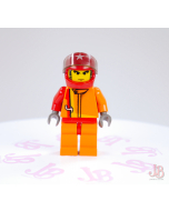 Lego minifigure rac013 Racer Driver, Scorcher