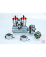 Taplin Twin 8cc Mk2 Marine model engine - 1962 - working - Air / Water Cooled

