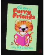 1970 Vintage Cadburys Furry Friends - Milk Chocolate Wrapper - Stripey the Tiger