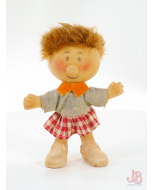 Vintage 1970's flocked figurine / toy of Magic Roundabout 's Florence.