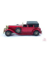 Matchbox Models of Yesteryear - Y4 1930 MODEL J DUESENBERG TOWN CAR red 1975