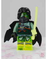 Lego minifigure njo0163 njo163 Morro - Possession, Black Tattered Cape - Ninjago