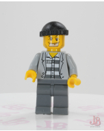 Lego minifigure cty0206 Police - Jail Prisoner Jacket Prison Stripes Town City