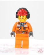 Lego minifigure cty0534 Construction Worker - Town City