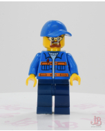 Lego minifigure cty0520 Snowplow Driver, Town, City