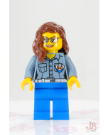 Lego minifigure cty0809 Coast Guard City - Female ATV Driver