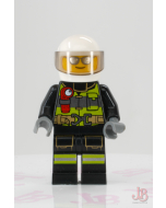 Lego minifigure cty0972 Fire - Reflective Stripes